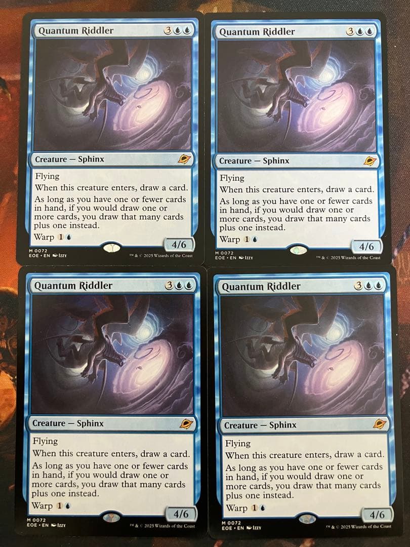 MTG 量子の謎かけ屋　英語版　4枚セット MTG 英語版 量子の謎かけ屋 通常版 4枚セット - メルカリ