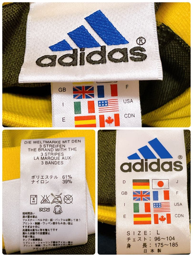 希少】y2k/adidas×日本代表/長袖ユニフォーム/#1川口能活/GK/L - メルカリ