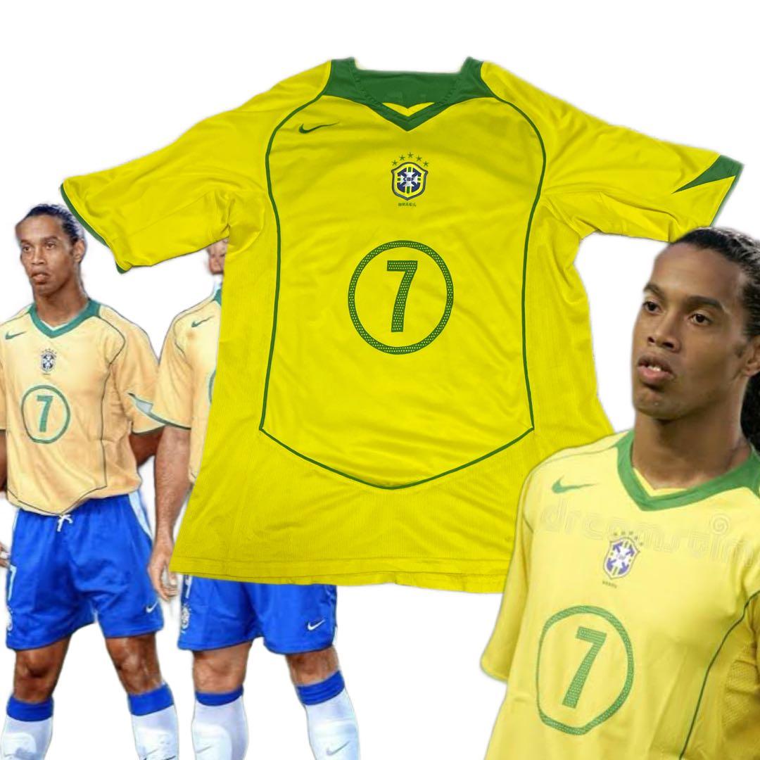 希少］ロナウジーニョ 04-05 ブラジル代表ユニフォーム - メルカリ