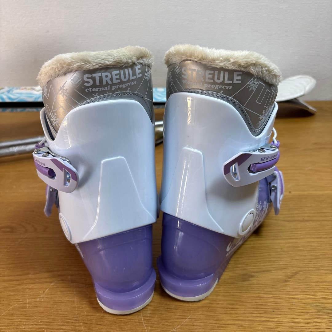 ジュニアスキーセット VolklFLAIR 110cm 21cm ストック付 - メルカリ