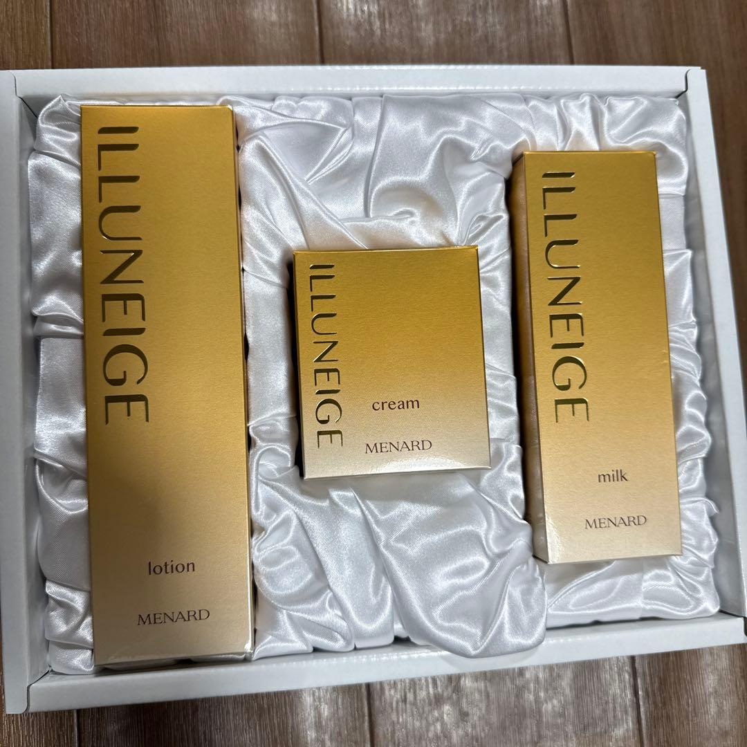 MENARD ILLUNEIGE ローション・クリーム・ミルク セット - メルカリ