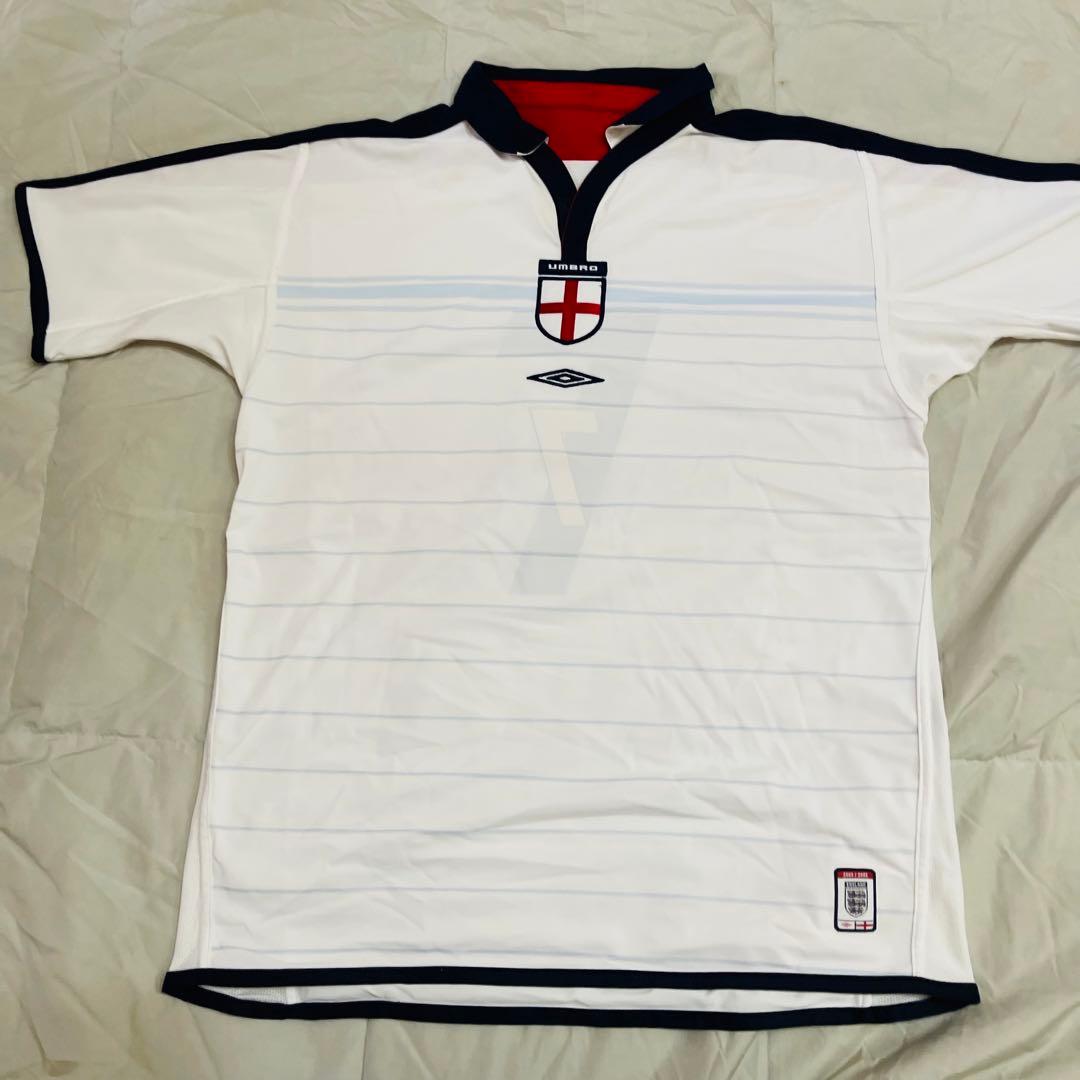 激レア】2004 イングランド代表 ユニフォーム ベッカムモデル サイズ L