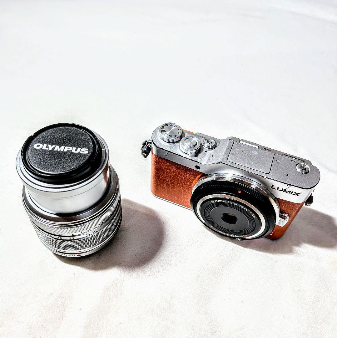 LUMIX DC-GF9 4K ミラーレスカメラ オレンジ　Wレンズ付き DC-GF9W-D ミラーレス一眼カメラ LUMIX GF9 オレンジ [ズームレンズ+単