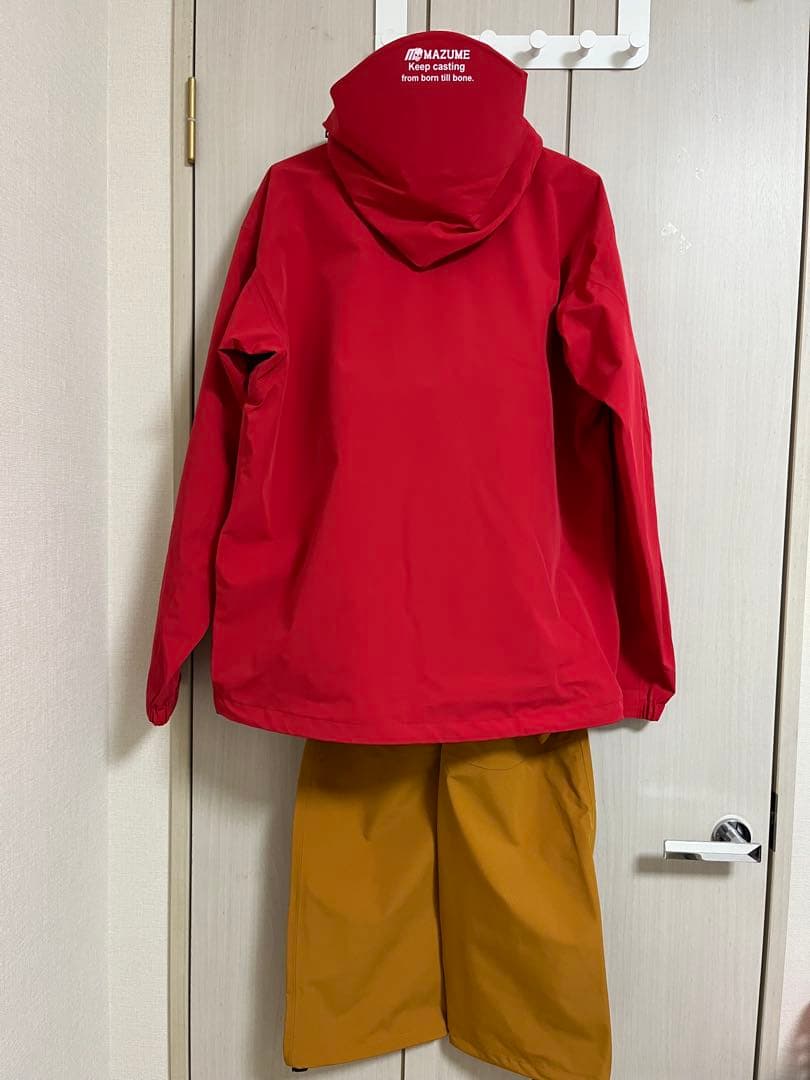新品未使用】マズメmazumeコアレインスーツ MZRS-756 レッドLL - メルカリ