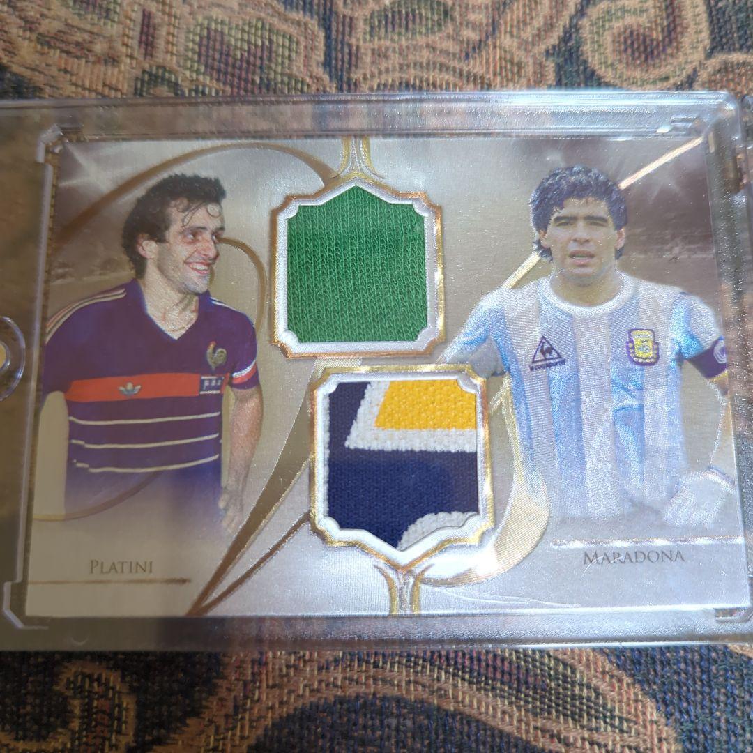 マラドーナ ジャージカード topps panini ロナウド メッシ サイン