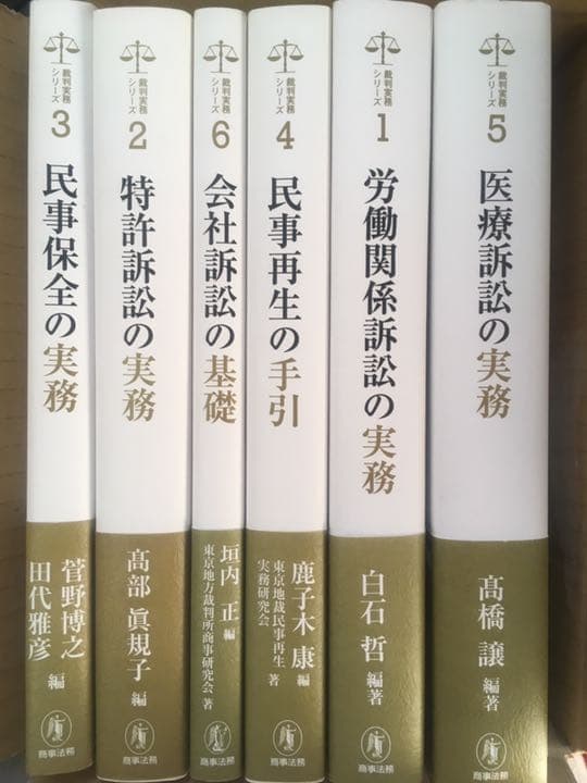 裁判実務シリーズ 株式会社 商事法務 | 裁判実務シリーズ1 労働関係訴訟の実務