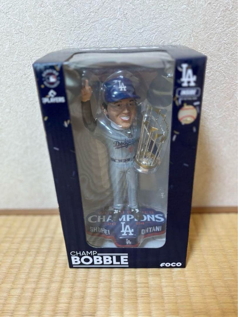 3024個限定品】大谷翔平 ボブルヘッド 2024 WSチャンピオン - メルカリ
