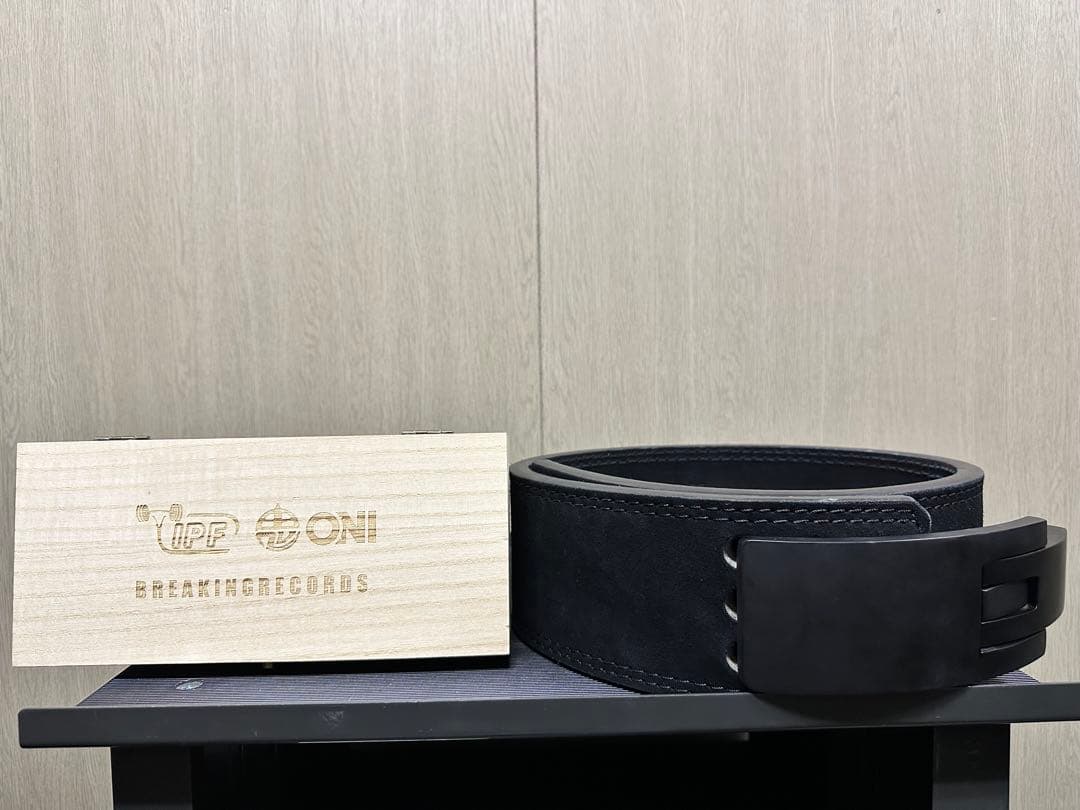 ONI 鬼　レバーアクションベルトPRO カーボンバックル　Ｍサイズ 鬼レバーアクションベルトPRO カーボンバックル