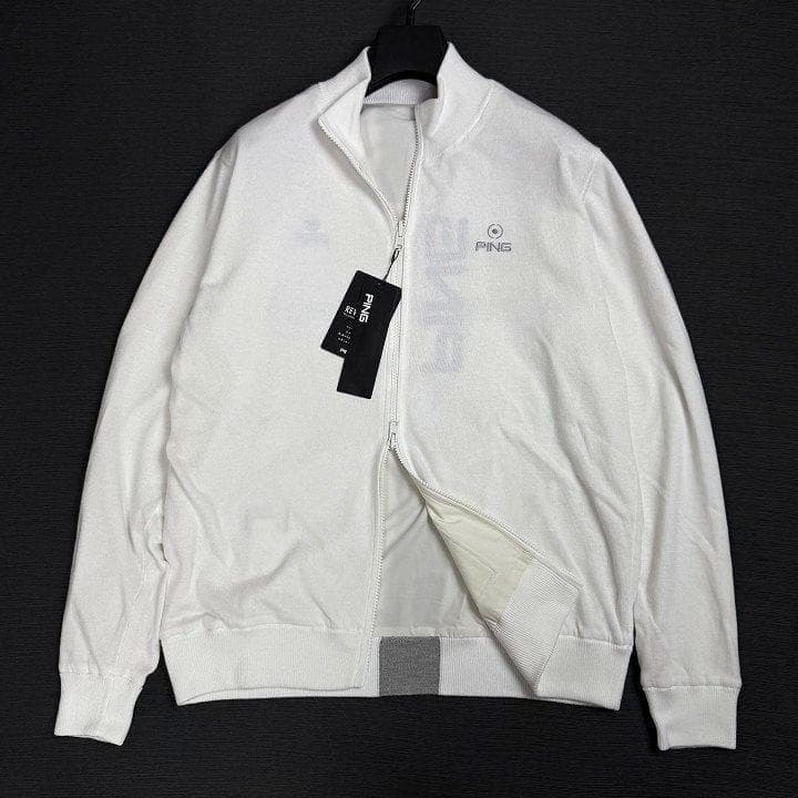 新品 ピン ゴルフ フルジップ ニット リバーシブル ジャケット