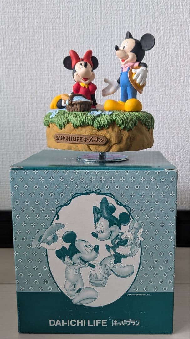 【非売品】Disney ミッキー＆ミニーオルゴール 第一生命ノベルティ Disney - 【 非売品 】Disney × 第一生命 ミッキー&ミニー メモリアル