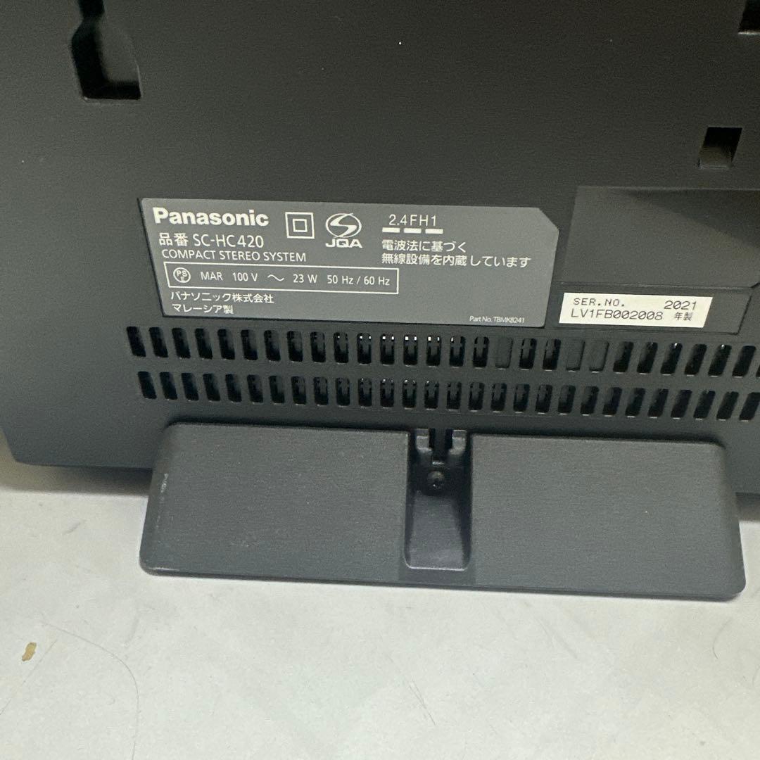 パナソニックBluetooth対応 ミニCDコンポ