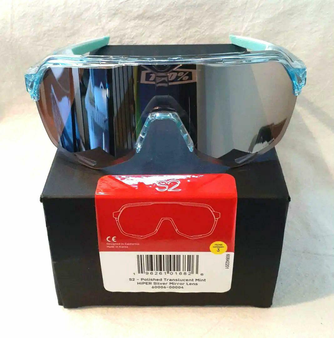 100% S2 クリアミント ワンハンドレッド サングラス - メルカリ