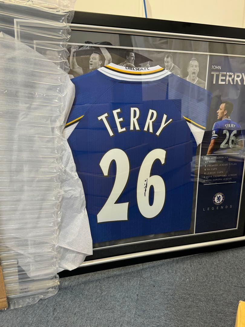 チェルシー ジョン テリー – 1998 サイン入りフレームシャツ - メルカリ