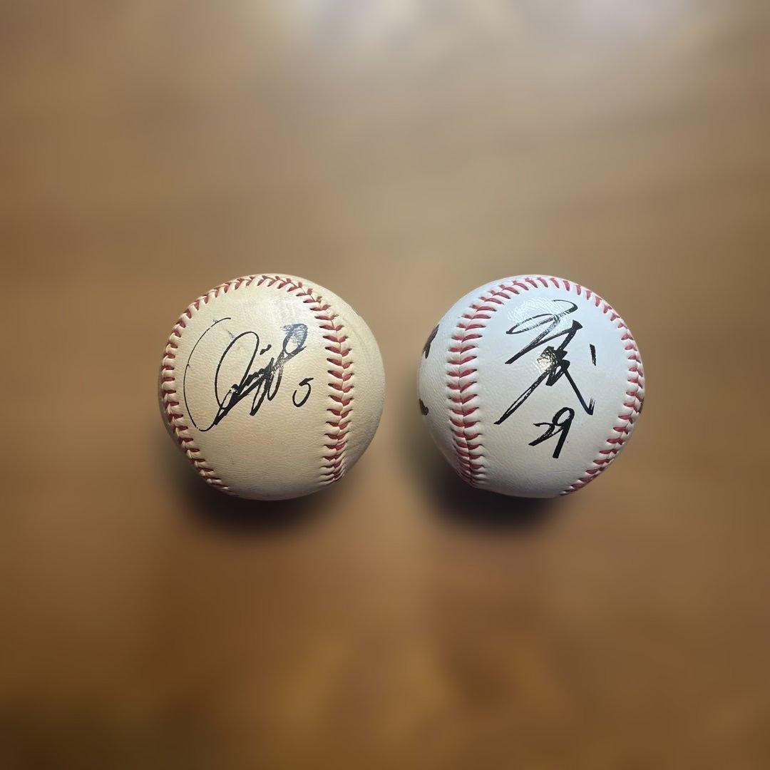 サインボール/阪神タイガース ① 新庄剛志 ②井川慶 2個セット - メルカリ