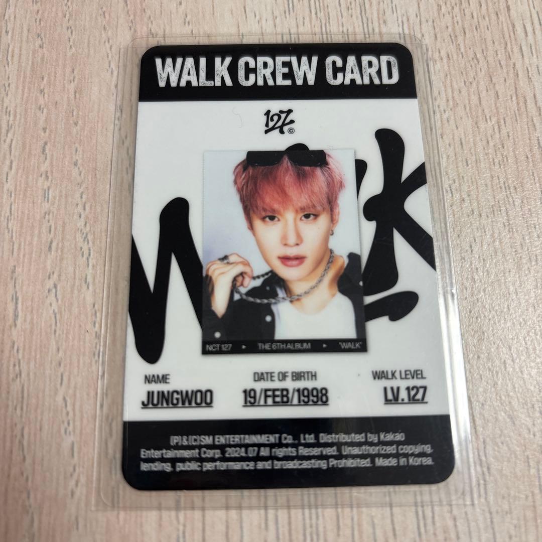 nct127 ジョンウ walk トレカ - メルカリ