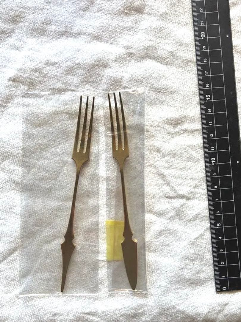 樫原ヒロさん 真鍮フォーク2本セット - メルカリ