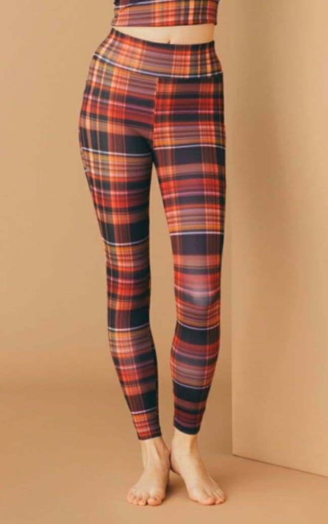 P様専用 完売品 LITHEE（リジー）チェックプリントレギンス M-L - メルカリ