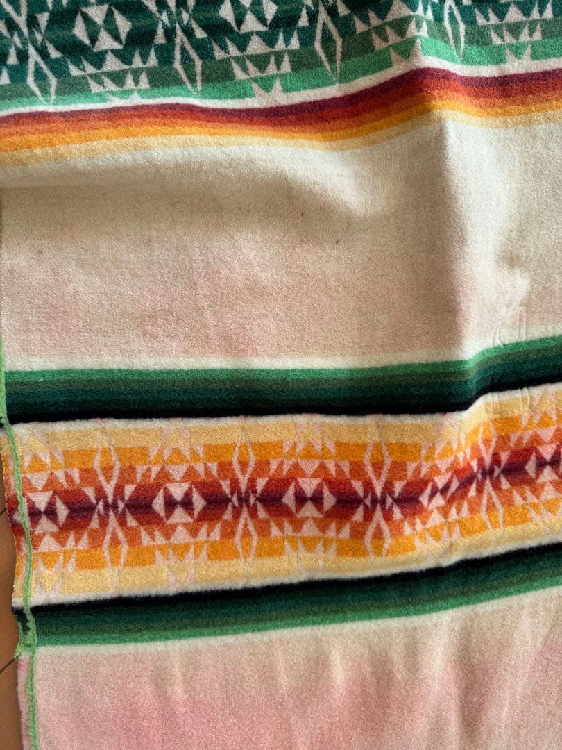 70's PENDLETON BEAVER STATE ネイティブ柄 ウールラグ - メルカリ