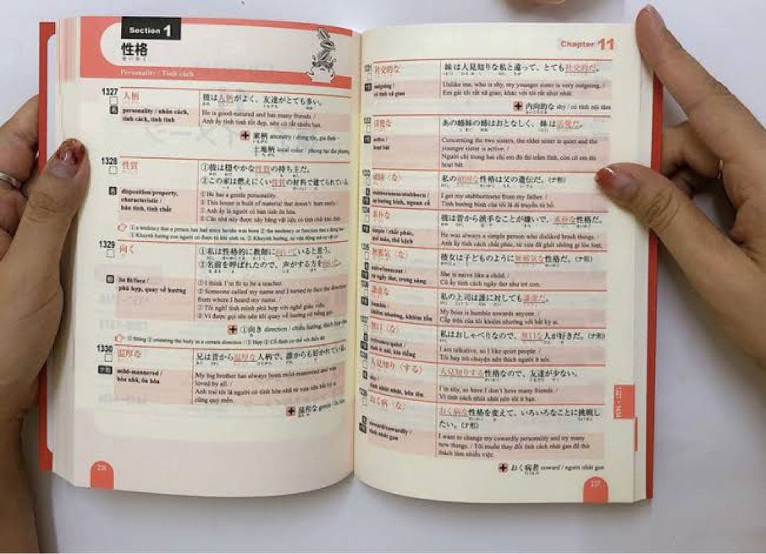 日本語総まとめN5とN5単語1000（ベトナム語と英語版） 2冊セット