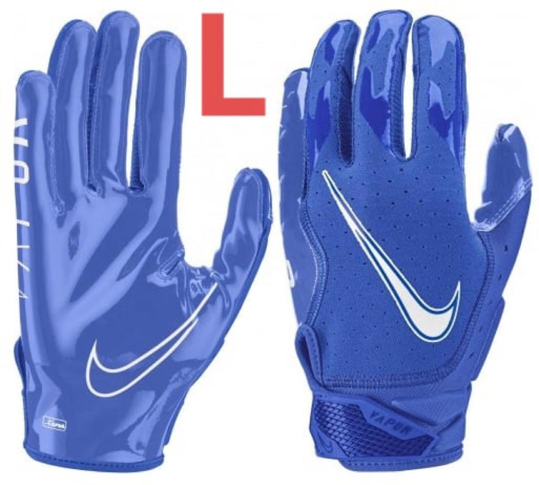 【L】NIKE VAPOR JET 6.0 GLOVE アメフト グローブ NEW Nike Vapor Jet 6.0 NFL Football Gloves Orange Men Size's 4XL