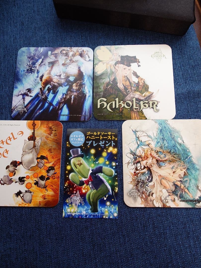 エオカフェ ハニトー 引換券とコースター4枚セット エオルゼアカフェ