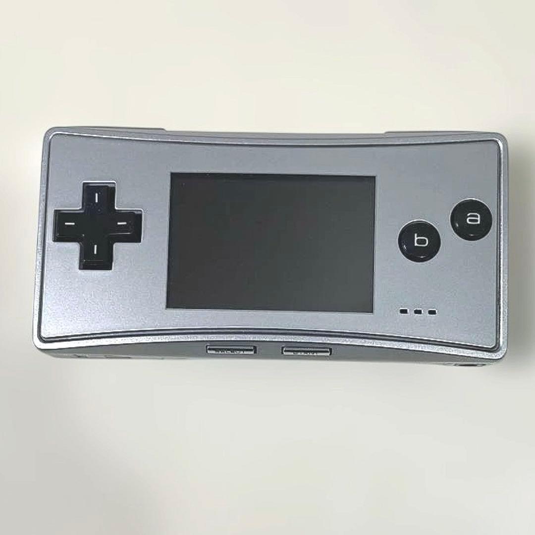 ゲームボーイミクロ シルバー 本体 GAMEBOY micro マイクロ 銀 - メルカリ