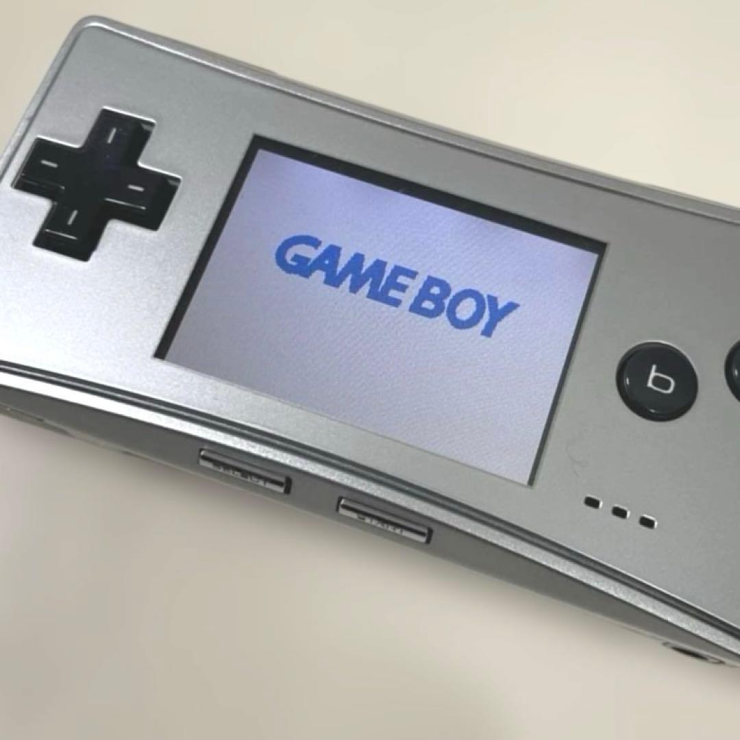 ゲームボーイミクロ シルバー 本体 GAMEBOY micro マイクロ 銀 - メルカリ
