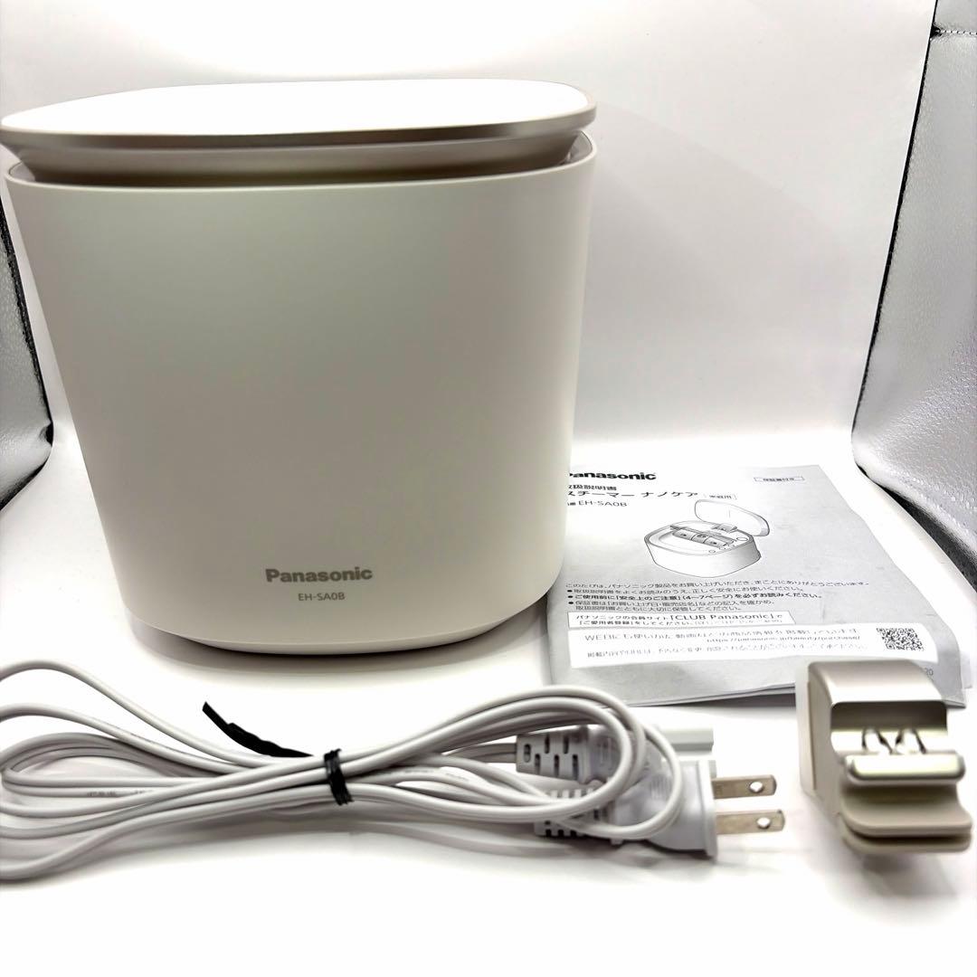美品Panasonic EH-SA0B-N スチーマーナノケア　ゴールド調　箱付 Panasonic（パナソニック） 【5年保証付】 スチーマー ナノケア