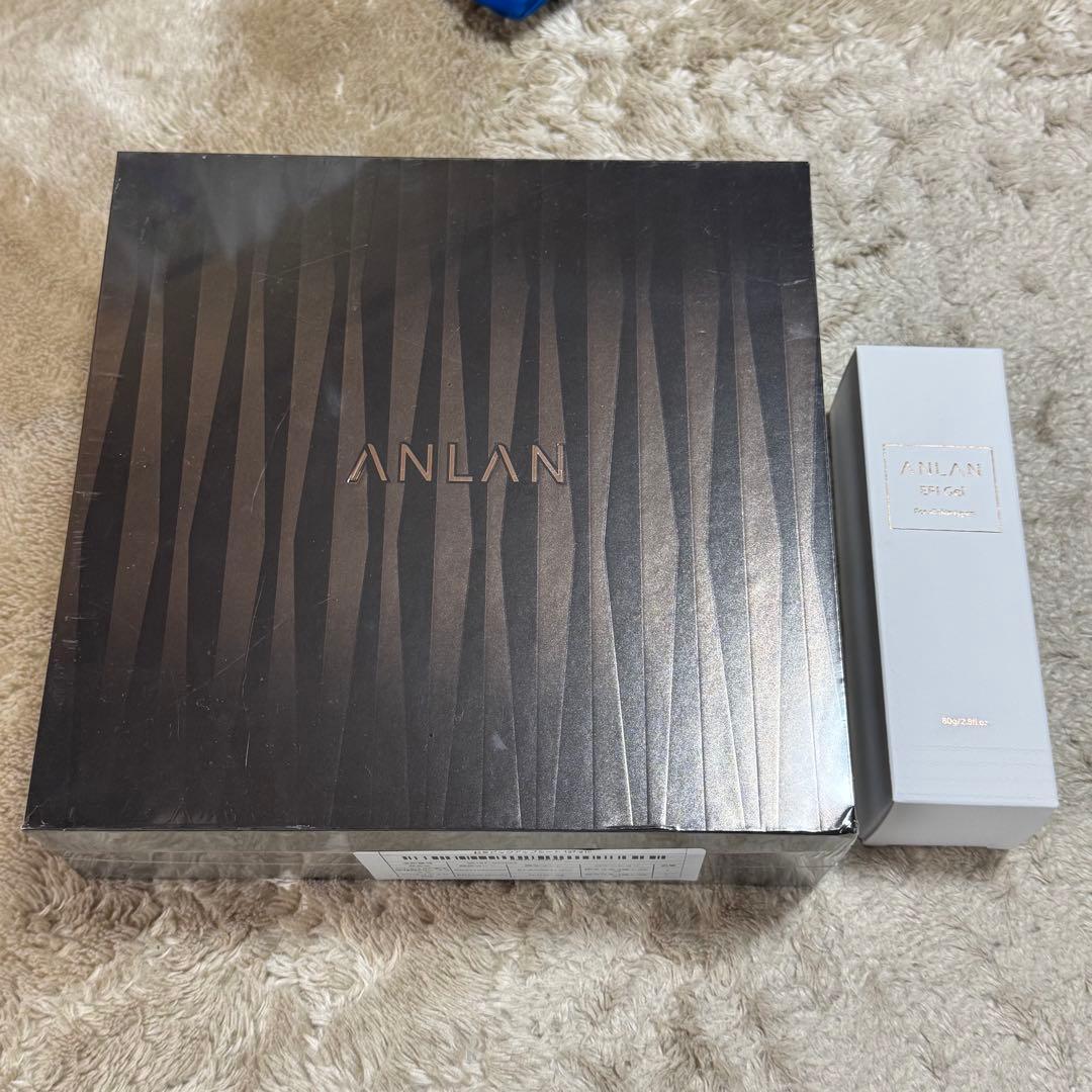 シュリンク付き　ANLAN RF温冷美顔器PRO ANLAN エピジェル1本 ANLAN RF温冷美顔器PRO 18K金メッキ 2MHz高周波 rf リフトアップ 美人