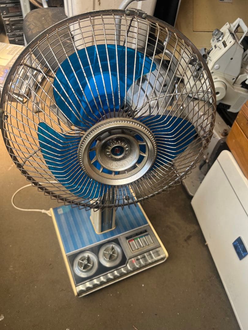 Nationalナショナル　 F-30M1E扇風機　 30cm座敷扇3枚羽根 National ナショナル 30センチ お座敷扇 扇風機 30㎝ 中古品 - メルカリ