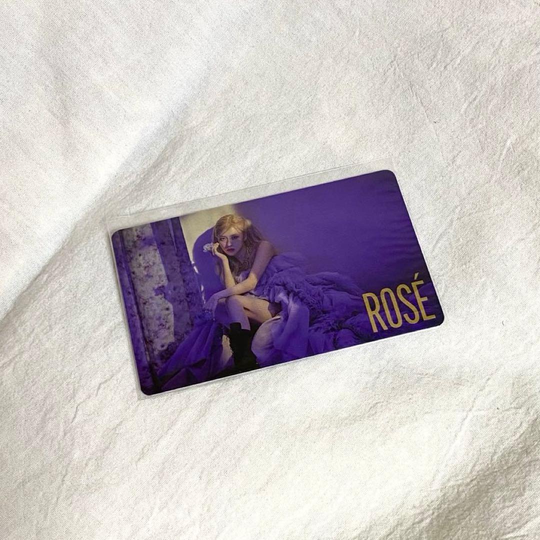 BLACKPINK ロゼ R ユニバーサル特典 トレカ ROSÉ 初のソロシングル「R」リリース決定！ UNIVERSAL MUSIC STORE限定