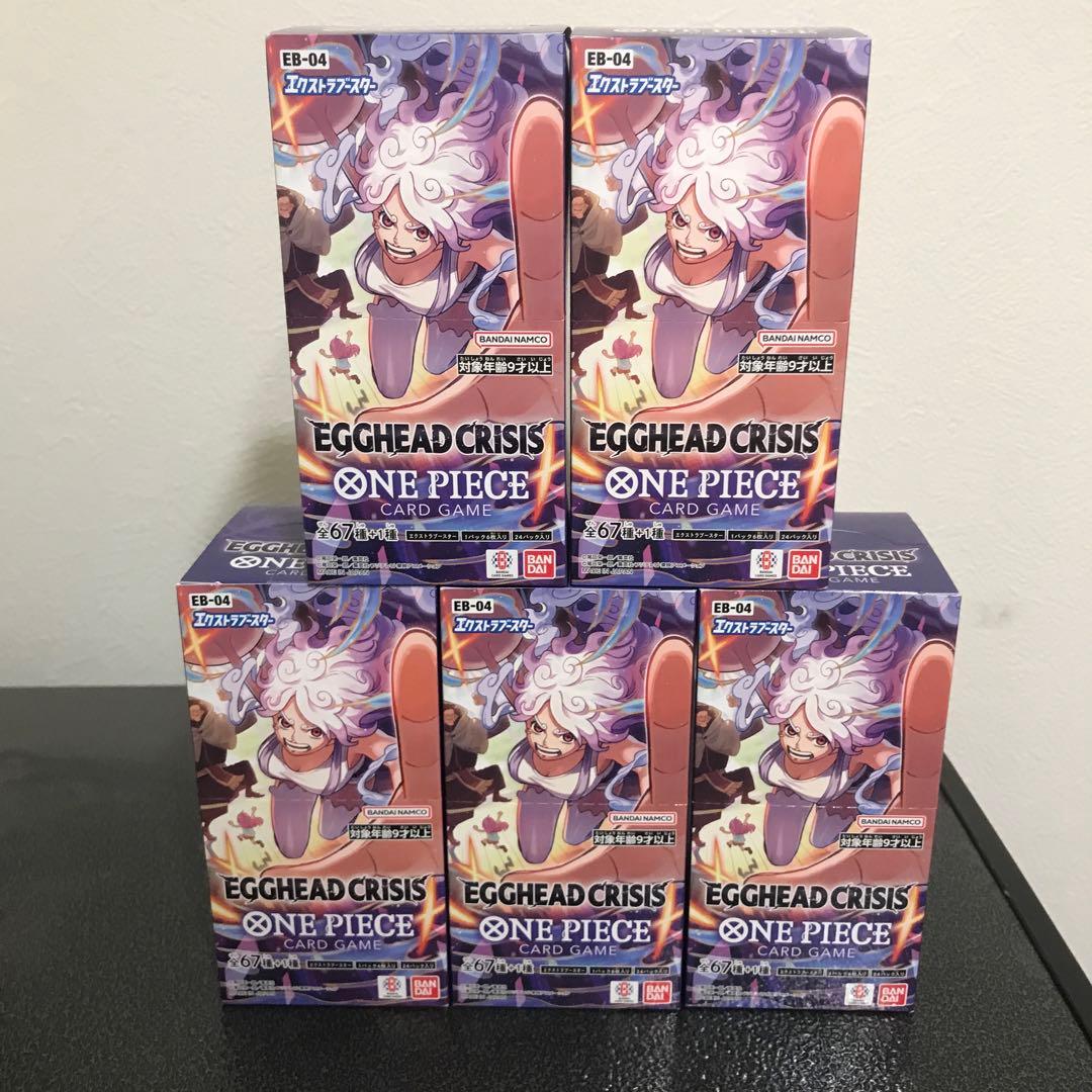 ワンピースカード エッグヘッドクライシス 5box - メルカリ