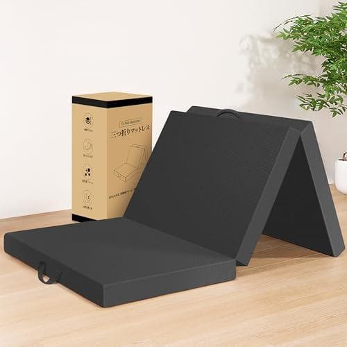 マットレス 折り畳み シングル【取っ手付き】厚さ10cm 高反発 折りた☆★☆彡 楽天市場】【20%OFF☆11日1:59まで】マットレス シングル セミダブル