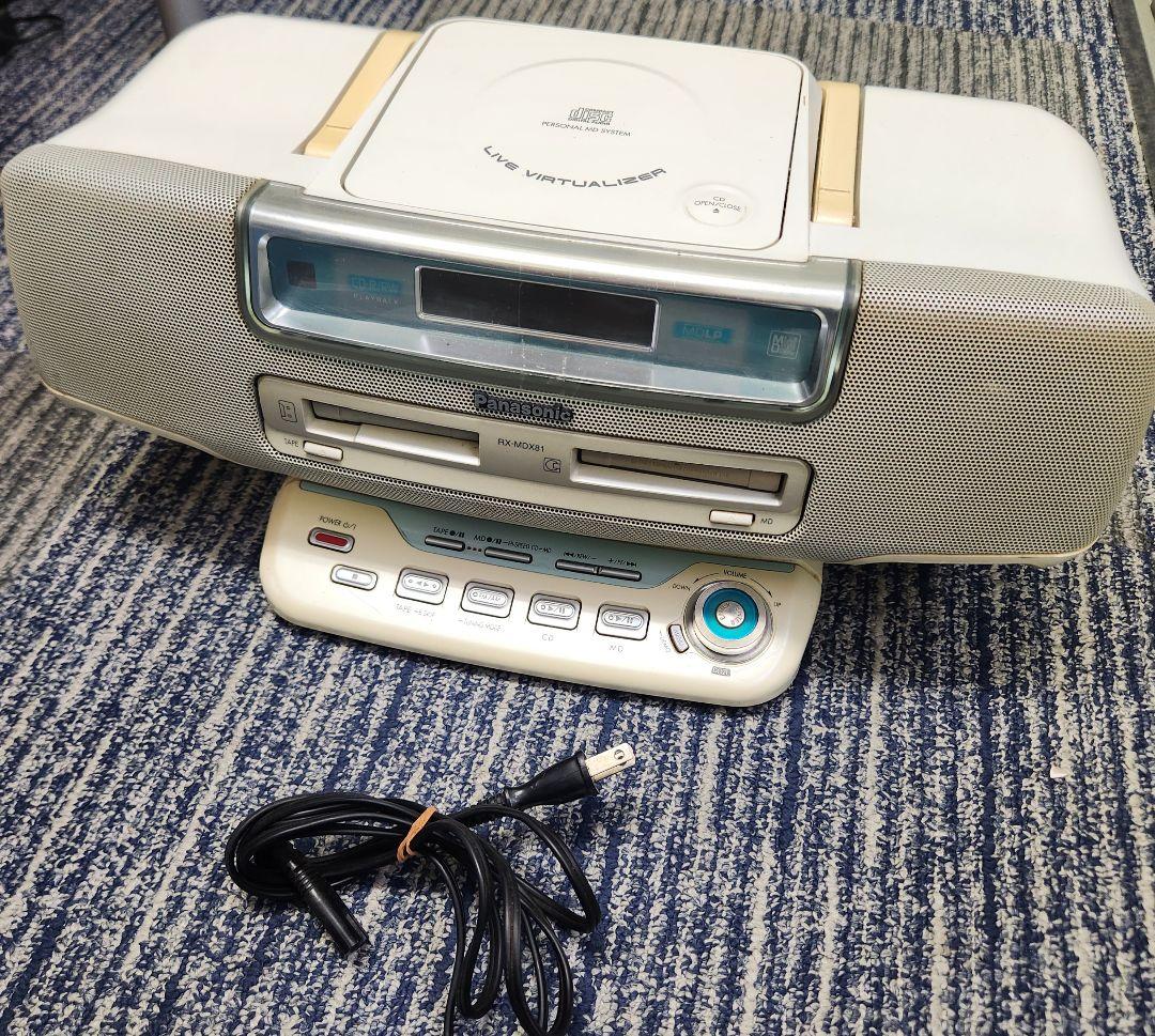 パナソニック MDラジカセ RX-MDX81 - メルカリ