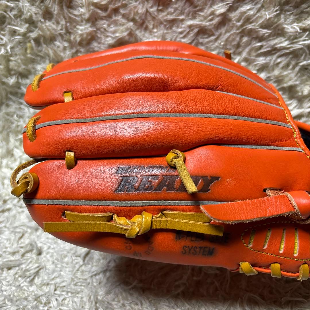 NIKE DIAMOND READY GATE 野球 グローブ 軟式 オレンジ - メルカリ