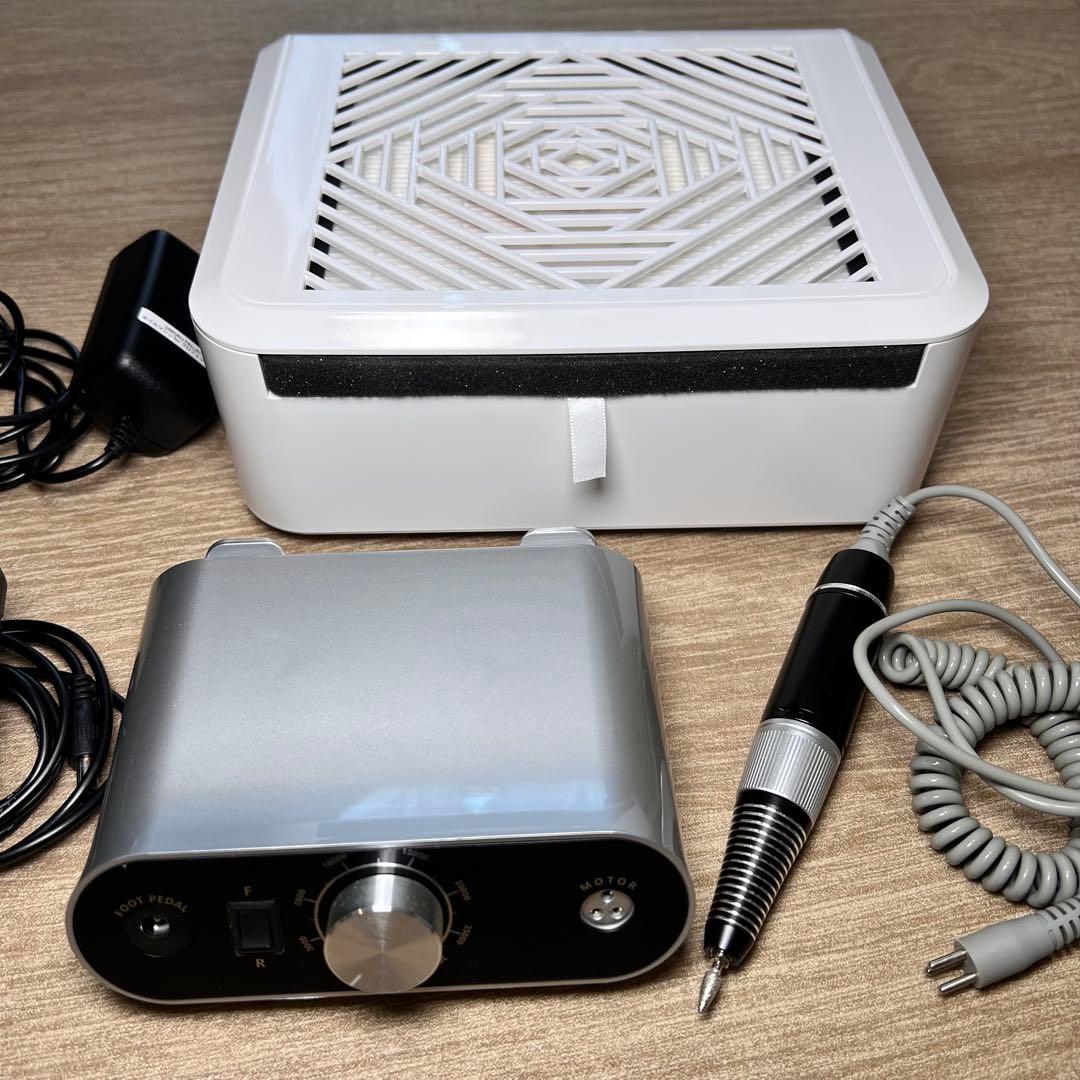 閉店セール】サルルプロジェクト ネイルマシン 集塵機セット