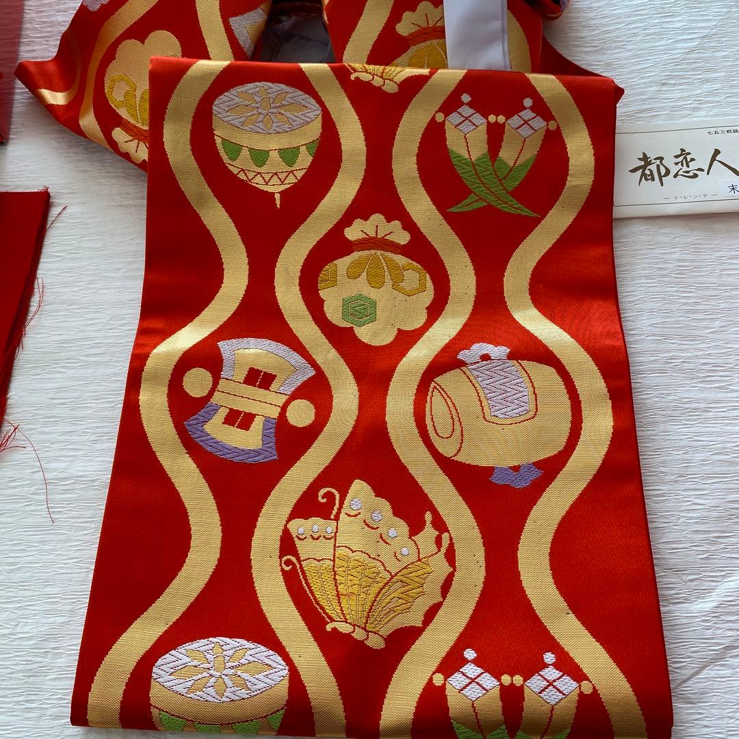 新品✨7歳七五三用作り帯 都恋人 - メルカリ