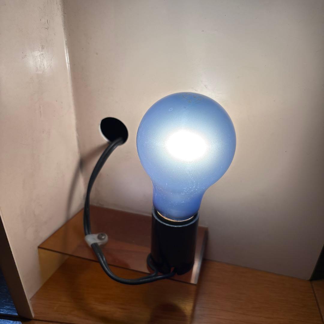 ナショナル青色 60W 白熱電球 25個入り【昭和レトロ かなり希少