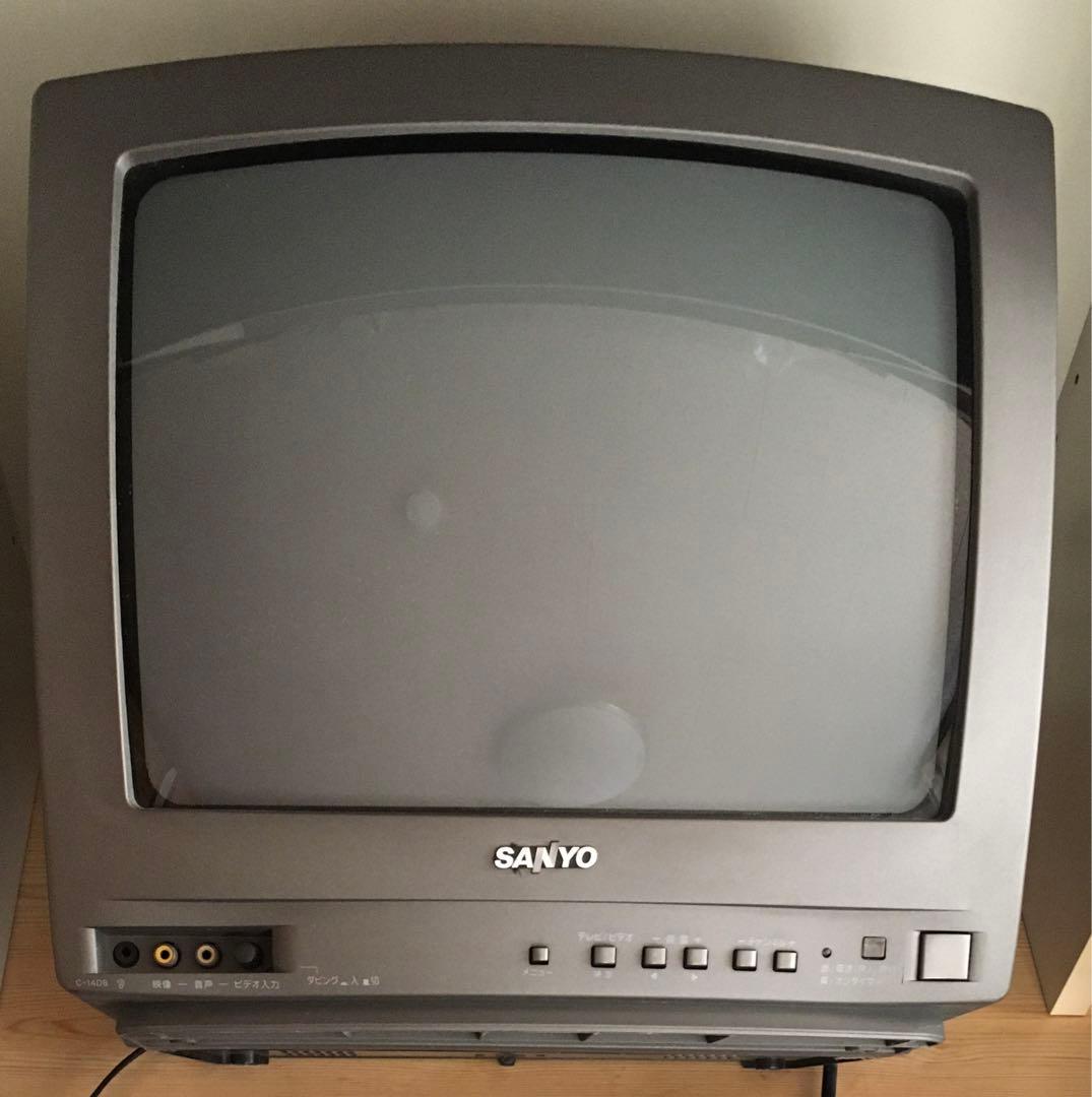 ジャンク品 SANYO ブラウン管テレビ 14インチ - メルカリ
