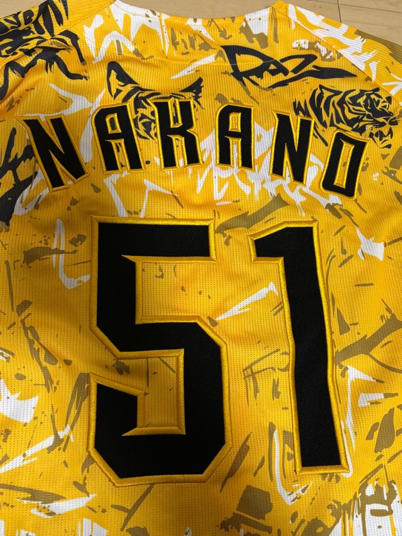 阪神タイガース 中野拓夢 ユニフォーム ウル虎の夏 o xl - メルカリ