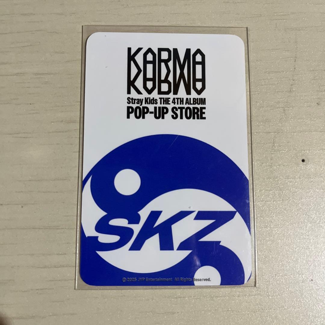 Stray kids KARMA popup 2 バンチャン トレカ - メルカリ