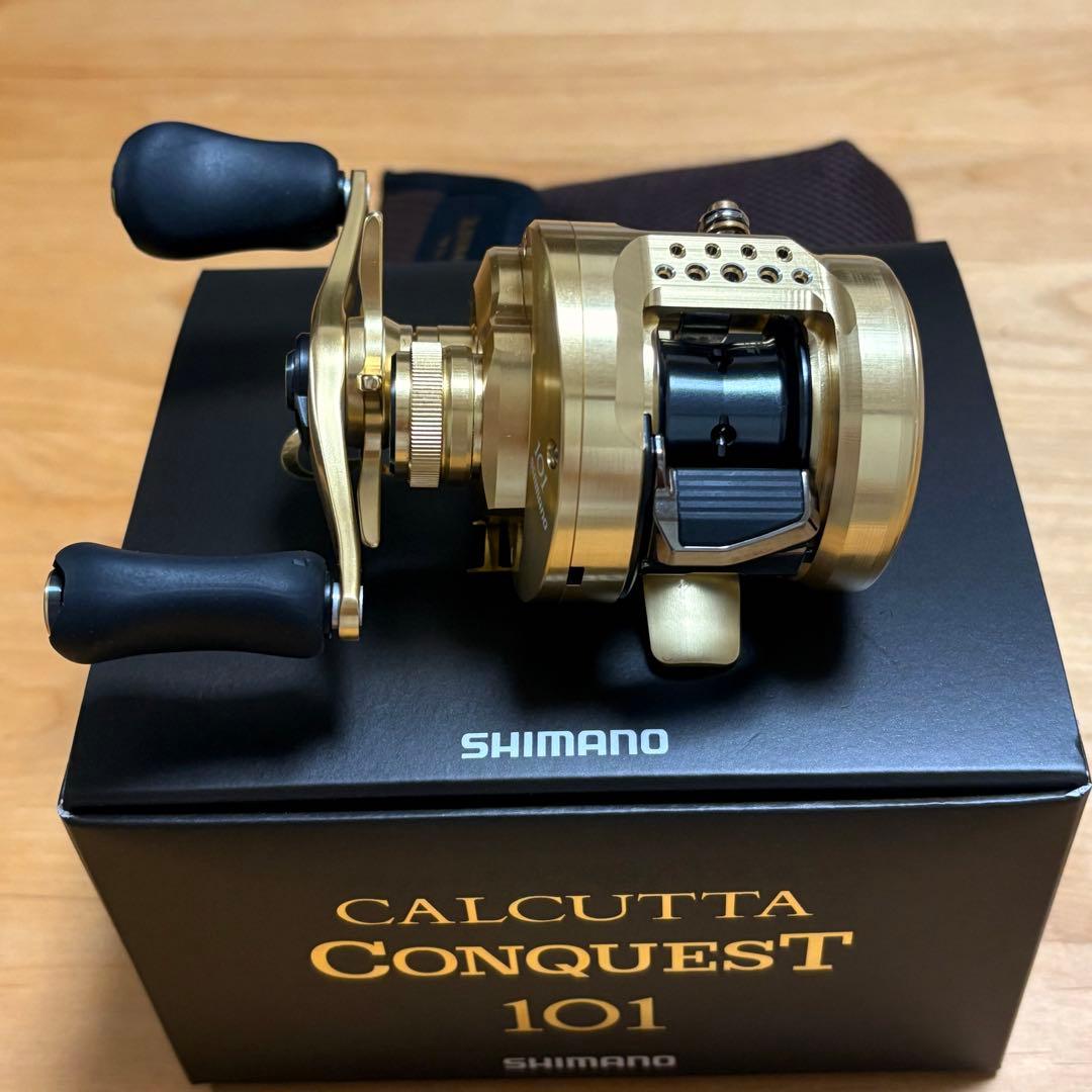 未使用】21カルカッタコンクエスト101(純正シャロースプールに換装済