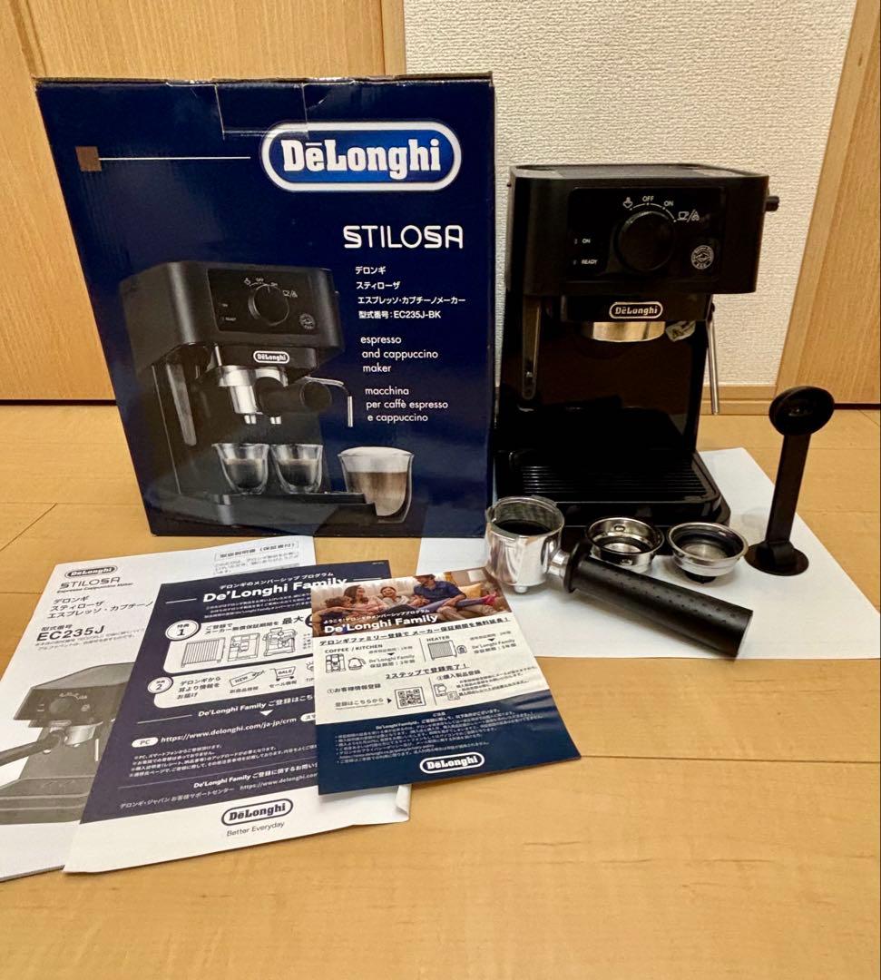 デロンギ スティローザエスプレッソ ・カプチーノメーカーEC235J-BK 楽天市場】デロンギ スティローザ エスプレッソ・カプチーノメーカー