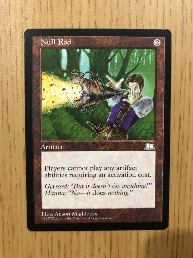無のロッド/Null Rod 英語版 WTH MTG