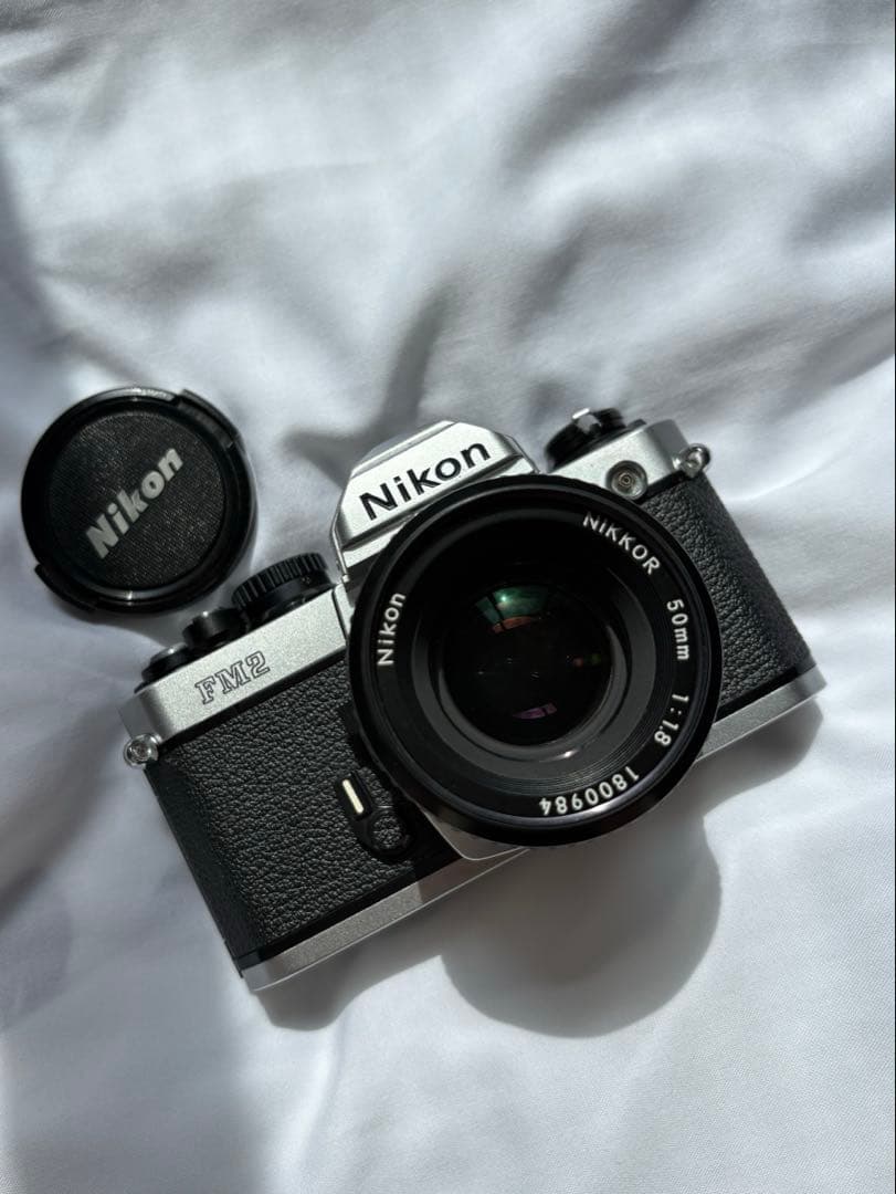 【美品】Nikon New FM2 Nikkor 50mm f/1.8付 Yahoo!オークション - （レア・美品・コレクター人気）Nikon FM2(New F