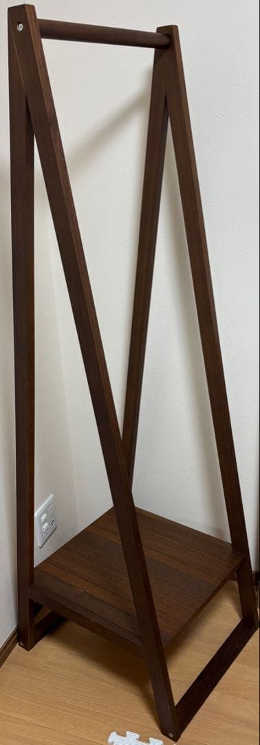【送料込】組立済み 無印良品 コートハンガー 木製 ウォールナット 廃番 人気 送料込】組立済み 無印良品 コートハンガー 木製 ウォールナット 廃番