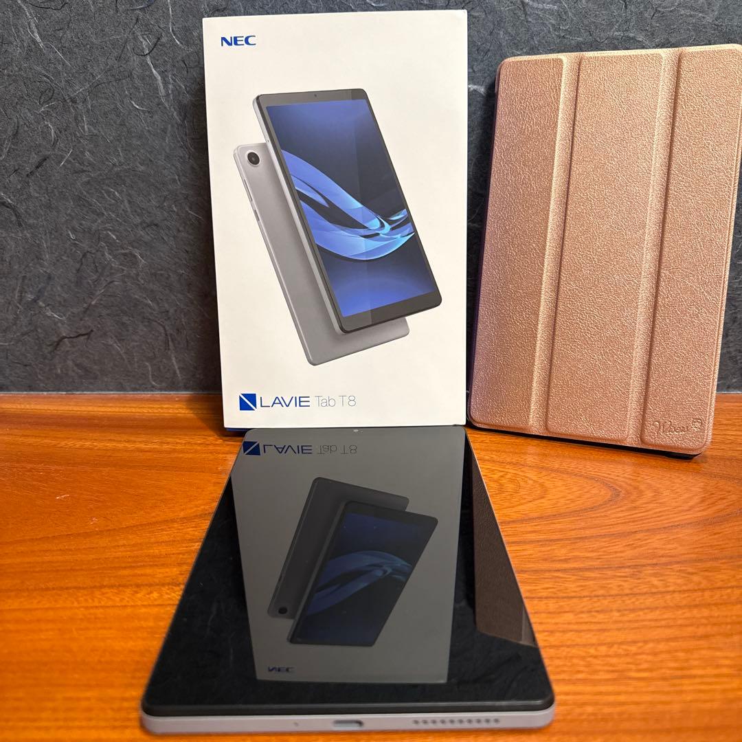 NEC LAVIE Tab T8 シルバー 8インチ 本体　& ケース Amazon.co.jp: NEC LAVIE Tab T8 T0855/GAS TAB08/H04 用 ケース