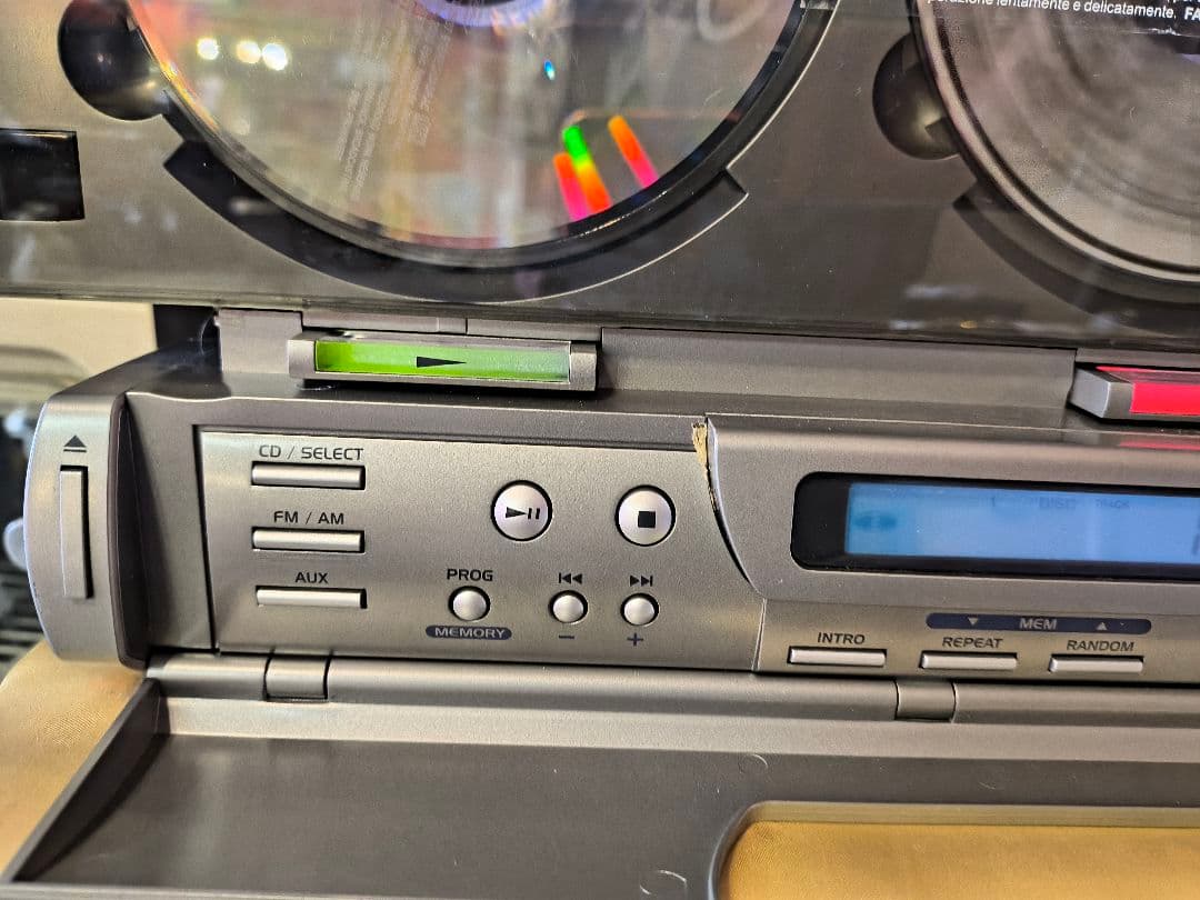 90年代 激レア！ネオクラ！お洒落！3連CDチェンジャーミニコンポ