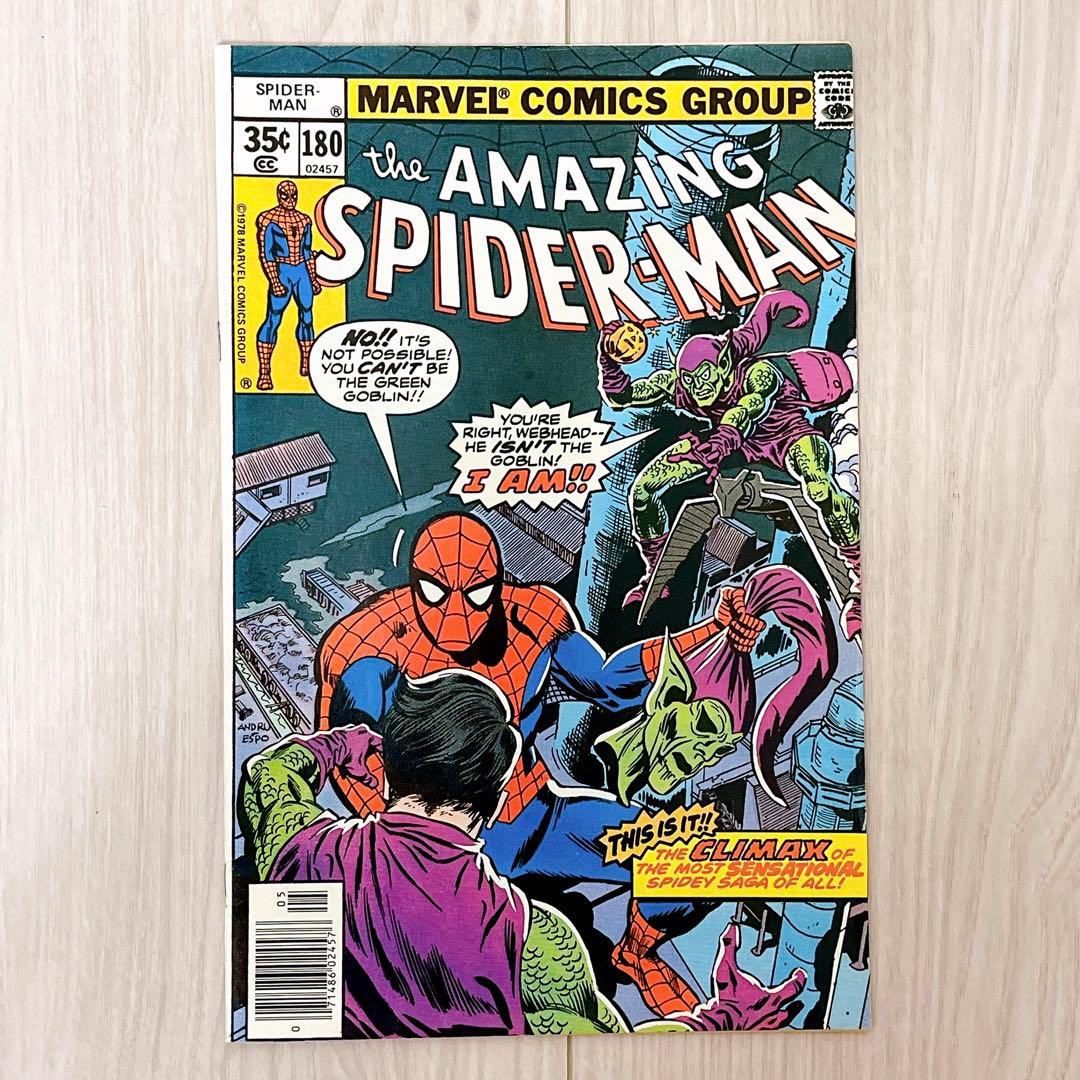アメイジングスパイダーマン #180 アメコミ リーフ 原書 グリーン