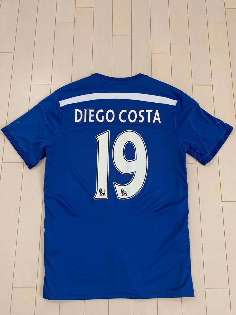 チェルシー　ジエゴコスタ 19 ユニフォーム　Lサイズ Chelsea football shirt 2014 #19 Costa Soccer Long Sleeve Adidas